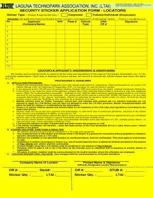 ltai online sticker application|bf sticker application.